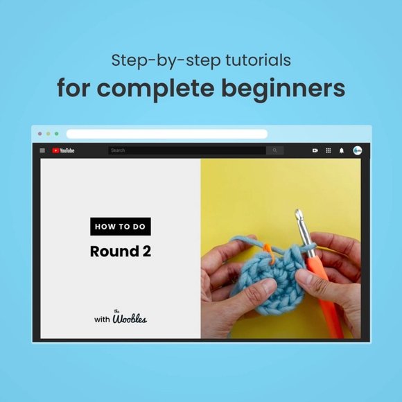 Billy the Unicorn Beginner Crochet Kit - Picture 5 of 11